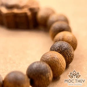 Vòng Tay Trầm Hương Đơn - Liên Tâm Trầm - Trầm Hương Mộc Thủy
