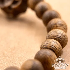 Vòng tay trầm hương đơn An Nhiên Trầm - Trầm Hương Mộc Thủy