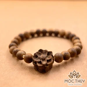 Vòng tay trầm hương đơn An Nhiên Trầm - Trầm Hương Mộc Thủy