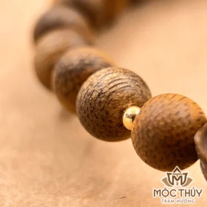 Vòng tay trầm hương đơn An Nhiên Trầm - Trầm Hương Mộc Thủy