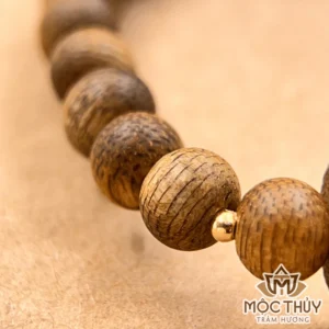 Vòng tay trầm hương đơn Cửu Vĩ Hồ Trầm - Trầm Hương Mộc Thủy