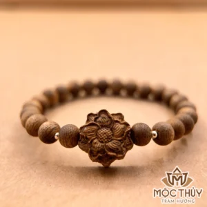 Vòng tay trầm hương đơn Mai Vượng Trầm