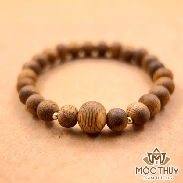 Vòng tay trầm hương đơn Nhất Nguyên Trầm - Trầm Hương Mộc Thủy