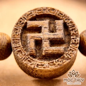 Vòng tay trầm hương đơn Nhất Vạn Trầm - Trầm Hương Mộc Thủy