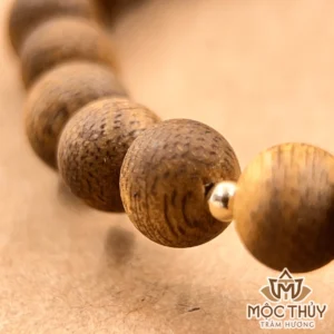 Vòng tay trầm hương đơn Nhất Vạn Trầm - Trầm Hương Mộc Thủy
