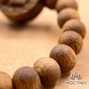 Vòng tay trầm hương đơn Nhất Vạn Trầm - Trầm Hương Mộc Thủy