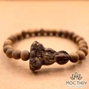 Vòng tay trầm hương đơn Từ An Trầm - Trầm Hương Mộc Thủy