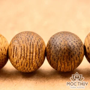 Vòng tay trầm hương đơn Tứ Nguyên Trầm- trầm Hương Mộc Thủy
