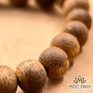 Vòng tay trầm hương đơn Tứ Nguyên Trầm- trầm Hương Mộc Thủy