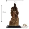 Tranh Phật A Di Đà gỗ trầm hương - TG005