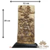 Tranh Phật Di Lặc gỗ trầm hương - TG010