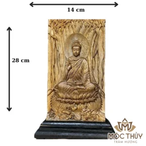 Tranh Phật Thích Ca gỗ trầm hương - TG007