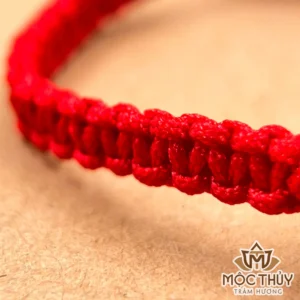 Vòng tay chỉ đỏ Đan Cúc Họa Mi