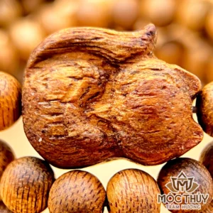 Vòng tay trầm hương 108 hạt Cửu Vĩ Hồ Trầm - Trầm Hương Mộc Thủy