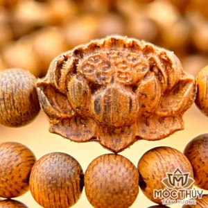 Vòng tay trầm hương 108 hạt Liên Tâm Trầm - Trầm Hương Mộc Thủy