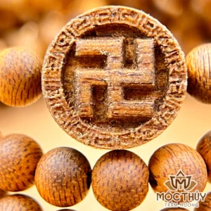 Vòng tay trầm hương 108 hạt Nhất Vạn Trầm