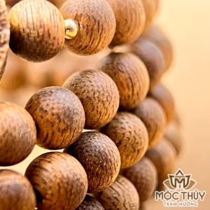 Vòng tay trầm hương 108 hạt Nhất Vạn Trầm