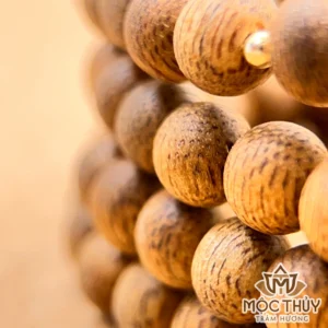 Vòng tay trầm hương 108 hạt Tứ Diệp Phúc Trầm