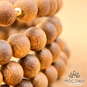 Vòng tay trầm hương 108 hạt Tứ Diệp Phúc Trầm