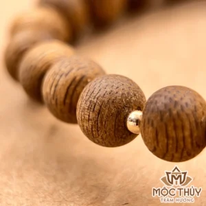 Vòng tay trầm hương đơn Tứ Diệp Phúc Trầm - Trầm Hương Mộc Thủy