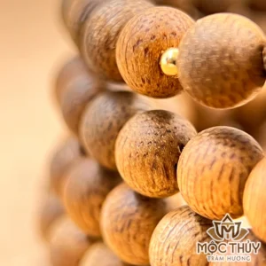 Vòng tay trầm hương 108 hạt An Cát Trầm - Trầm Hương Mộc Thủy